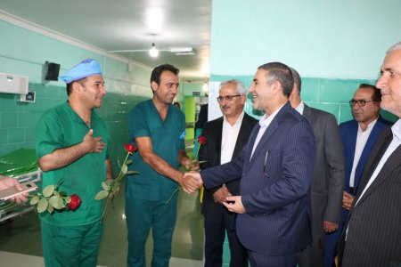تقدیر از پزشکان بیمارستان شهید بهشتی یاسوج با حضور استاندار کهگیلویه وبویراحمد